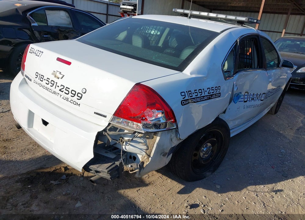 2014 CHEVROLET IMPALA LIMITED POLICE VIN: 2G1WD5E31E1185730