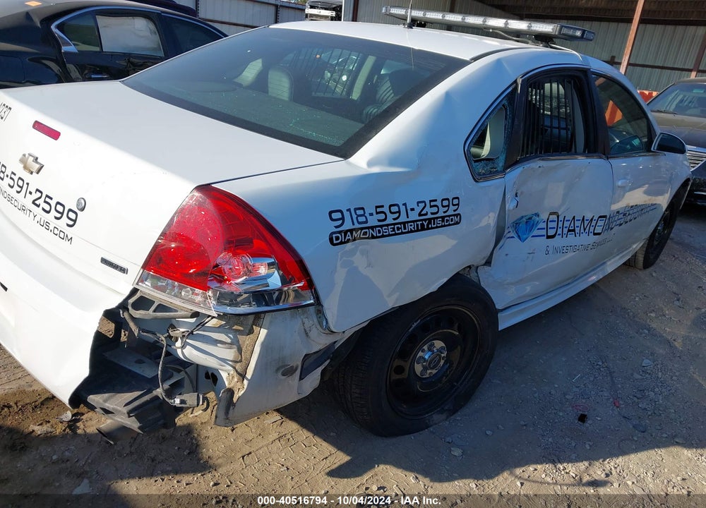 2014 CHEVROLET IMPALA LIMITED POLICE VIN: 2G1WD5E31E1185730