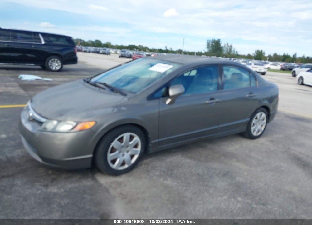 2008 HONDA CIVIC LX VIN: 2HGFA165X8H518920
