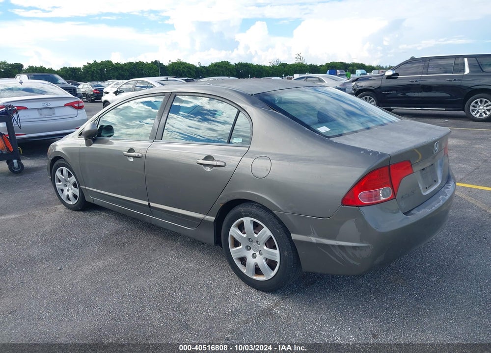 2008 HONDA CIVIC LX VIN: 2HGFA165X8H518920