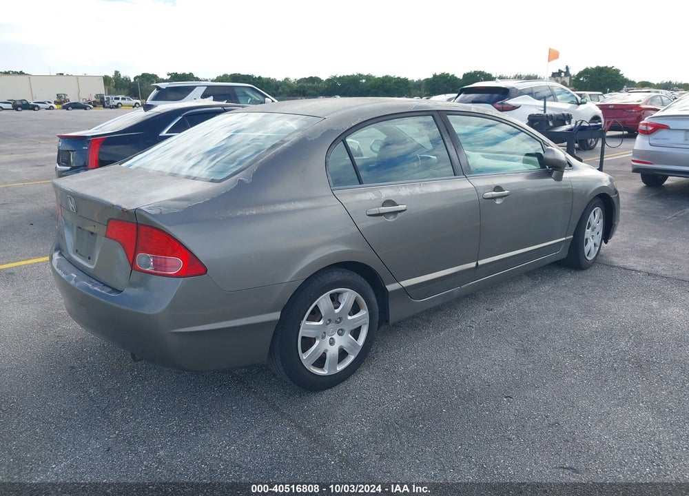2008 HONDA CIVIC LX VIN: 2HGFA165X8H518920