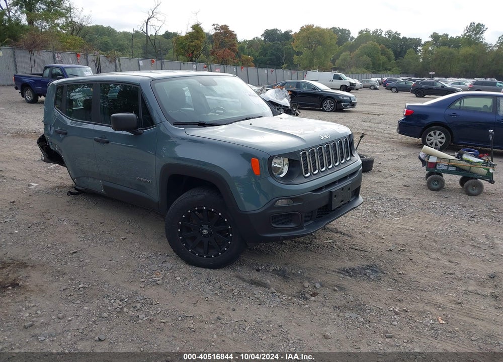 2018 JEEP RENEGADE SPORT 4X4 VIN: ZACCJBAB6JPH63643