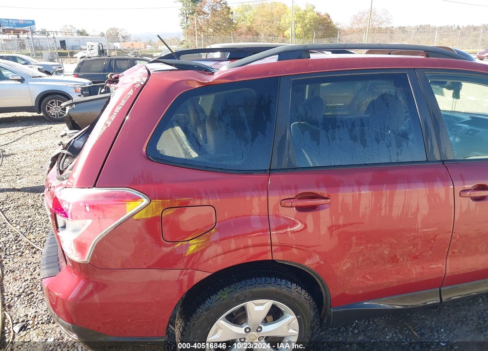 2015 SUBARU FORESTER 2.5I PREMIUM VIN: JF2SJADC0FH407814