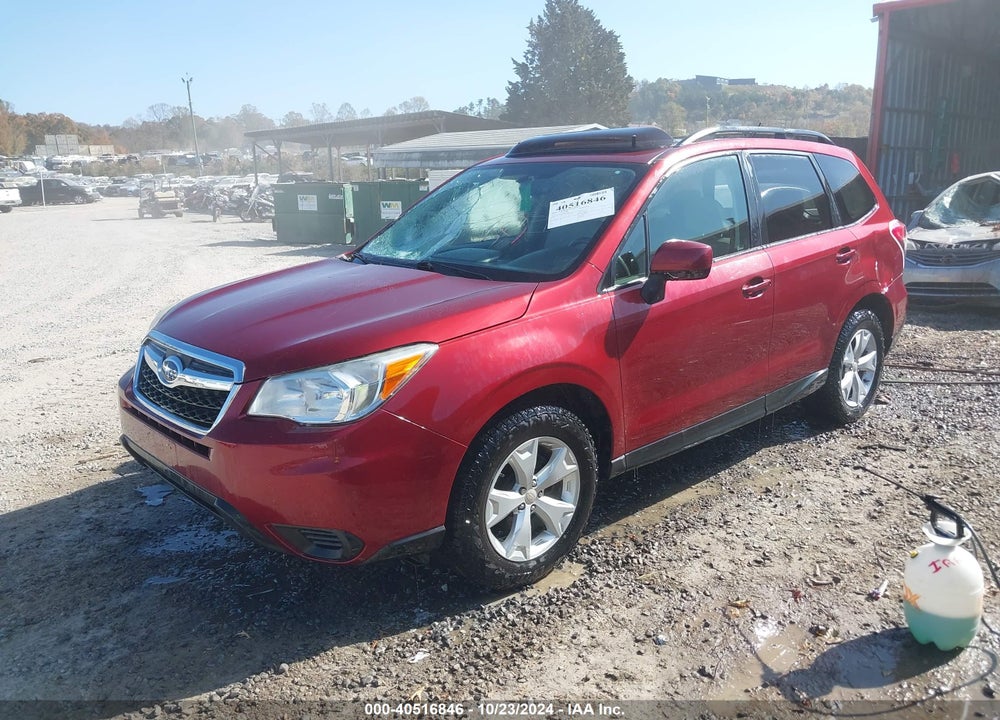 2015 SUBARU FORESTER 2.5I PREMIUM VIN: JF2SJADC0FH407814