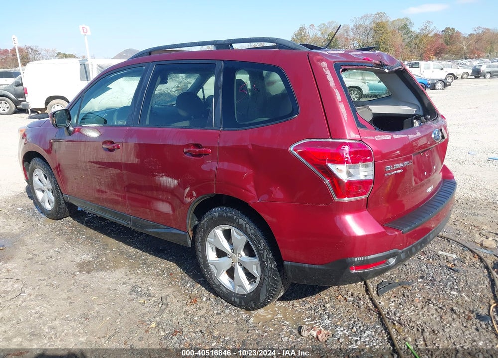 2015 SUBARU FORESTER 2.5I PREMIUM VIN: JF2SJADC0FH407814