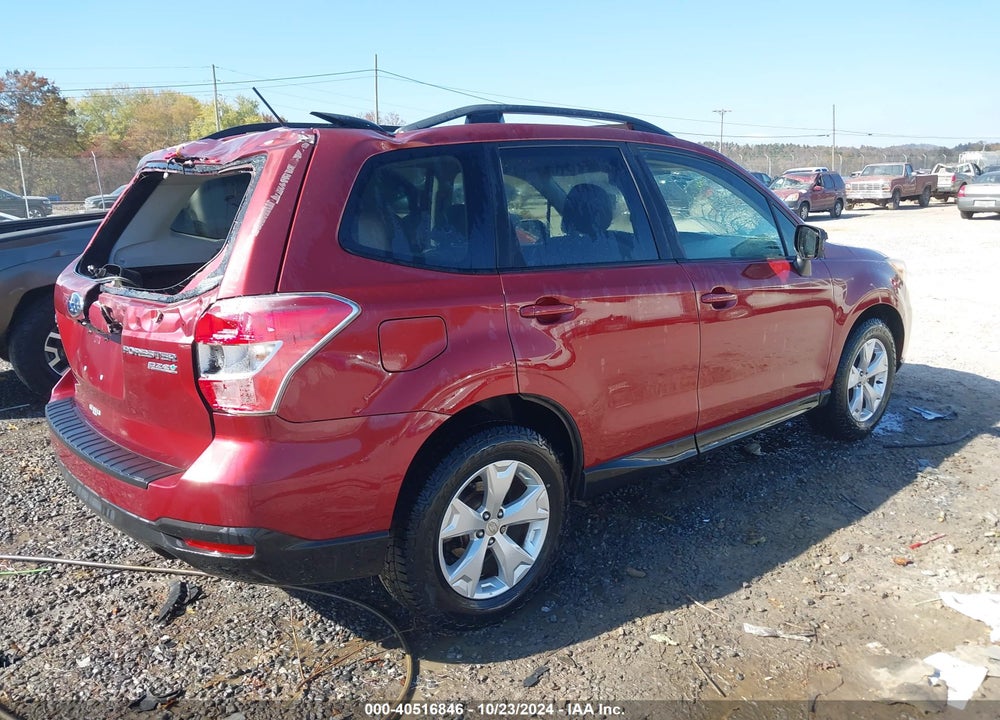 2015 SUBARU FORESTER 2.5I PREMIUM VIN: JF2SJADC0FH407814