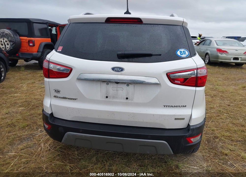 2018 FORD ECOSPORT TITANIUM VIN: MAJ3P1VE1JC218103
