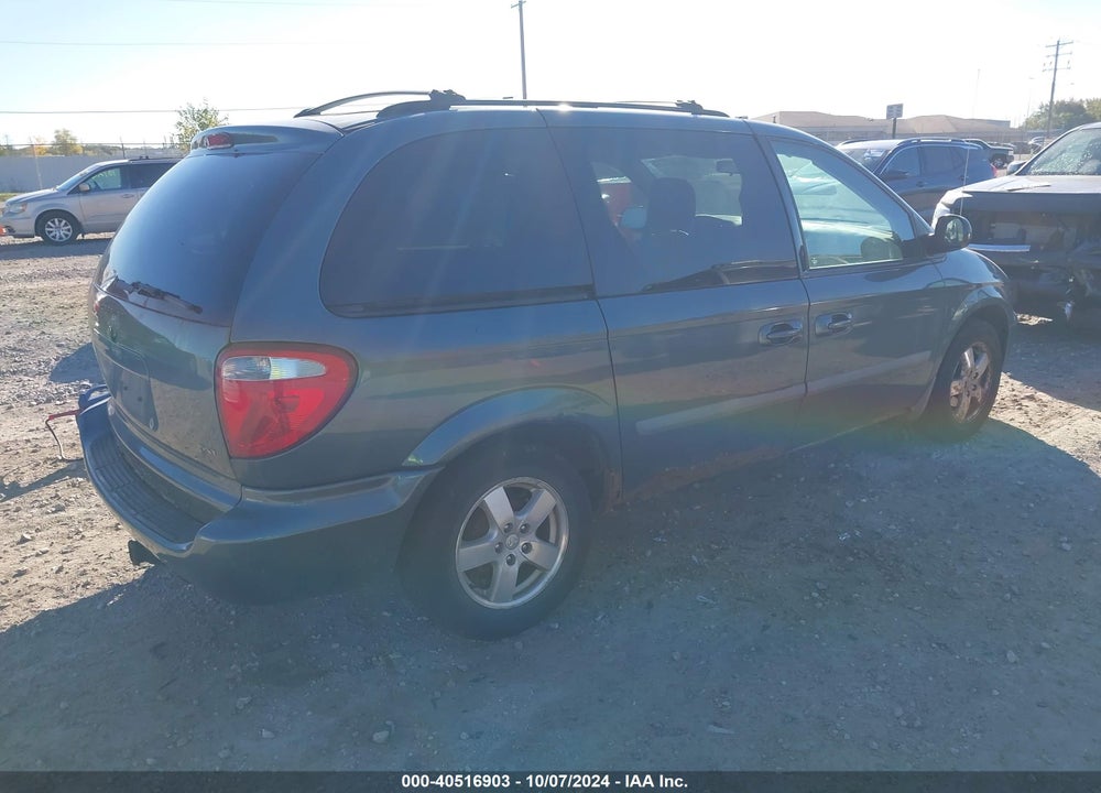 2006 DODGE CARAVAN SXT VIN: 1D4GP45R66B713624
