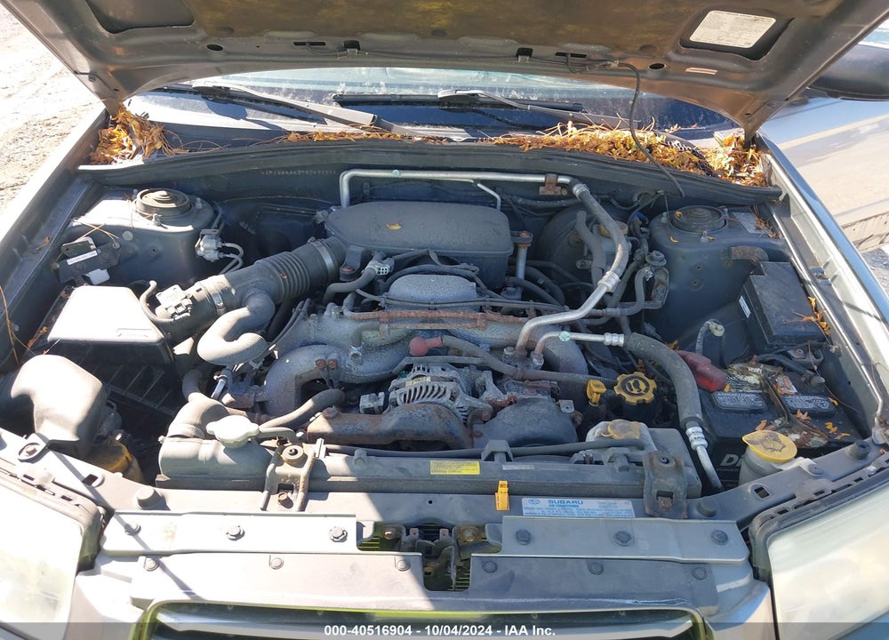 2007 SUBARU FORESTER 2.5X VIN: JF1SG63627H747799