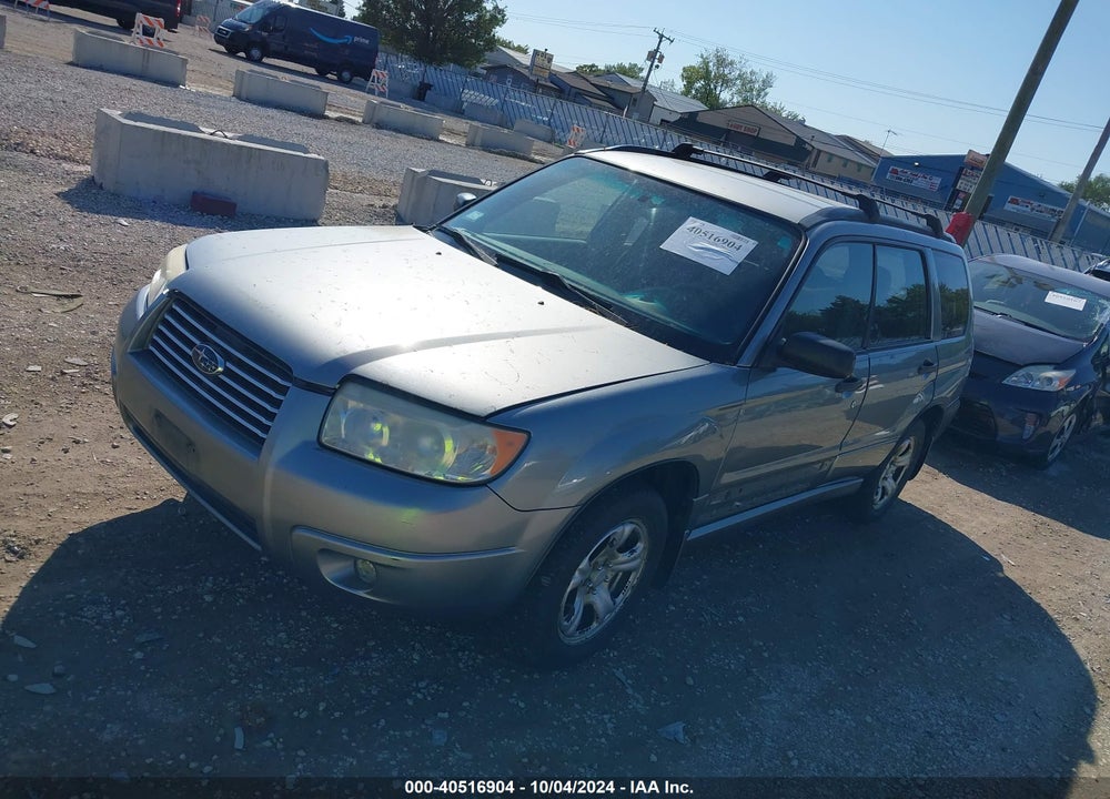 2007 SUBARU FORESTER 2.5X VIN: JF1SG63627H747799