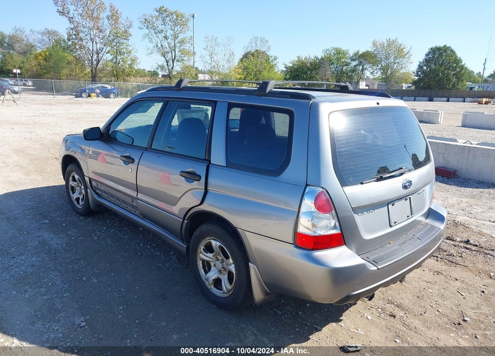 2007 SUBARU FORESTER 2.5X VIN: JF1SG63627H747799