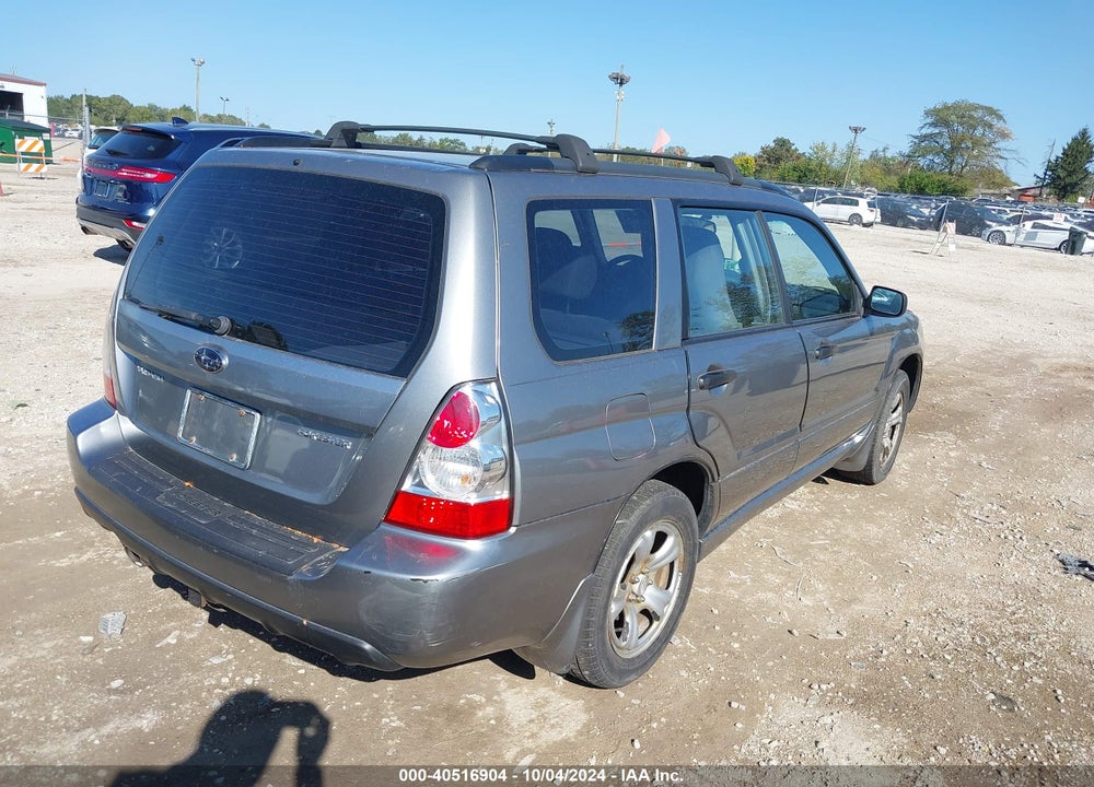 2007 SUBARU FORESTER 2.5X VIN: JF1SG63627H747799