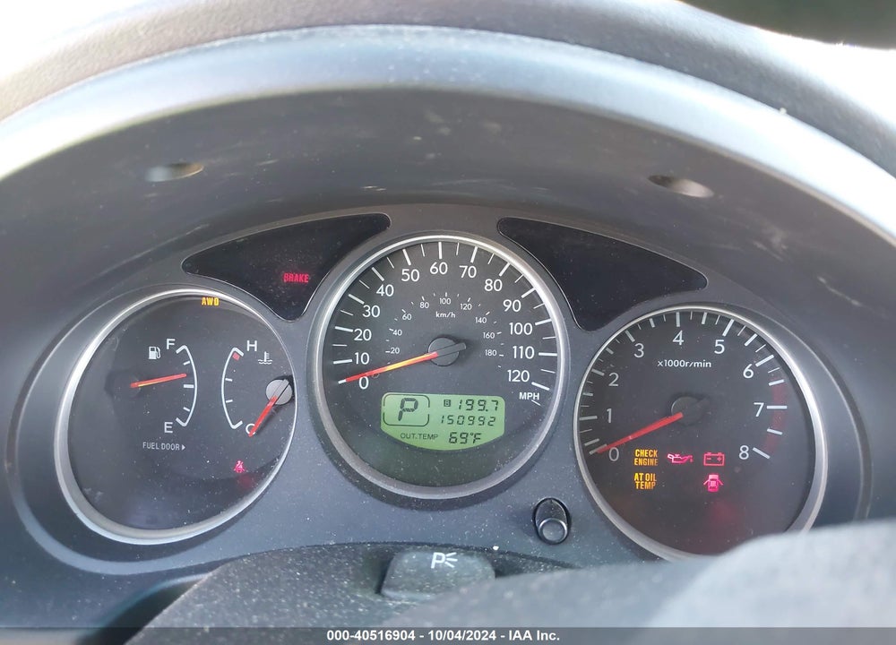 2007 SUBARU FORESTER 2.5X VIN: JF1SG63627H747799