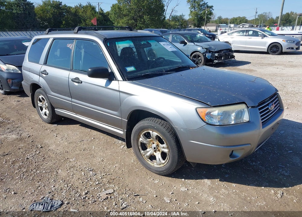 2007 SUBARU FORESTER 2.5X VIN: JF1SG63627H747799