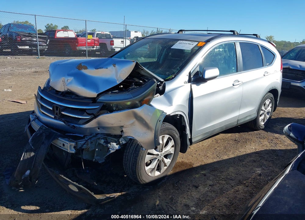 2012 HONDA CR-V EX-L VIN: 2HKRM4H72CH103190