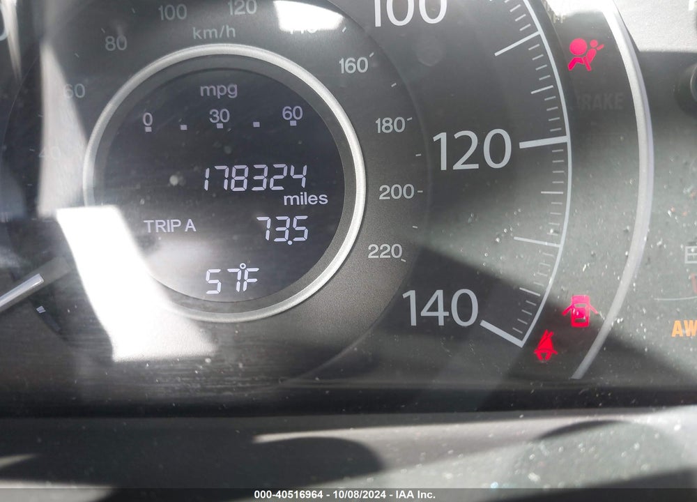 2012 HONDA CR-V EX-L VIN: 2HKRM4H72CH103190