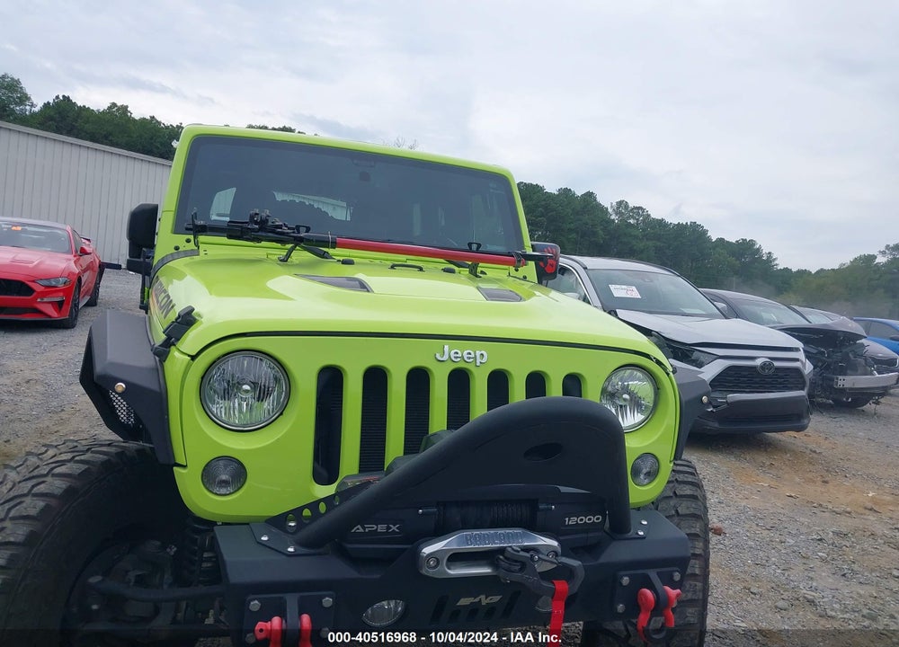 2016 JEEP WRANGLER UNLIMITED RUBICON HARD ROCK VIN: 1C4HJWFG7GL276143