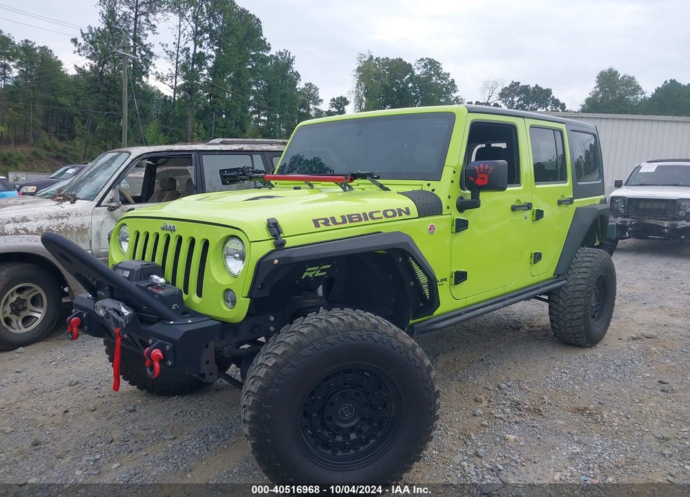 2016 JEEP WRANGLER UNLIMITED RUBICON HARD ROCK VIN: 1C4HJWFG7GL276143
