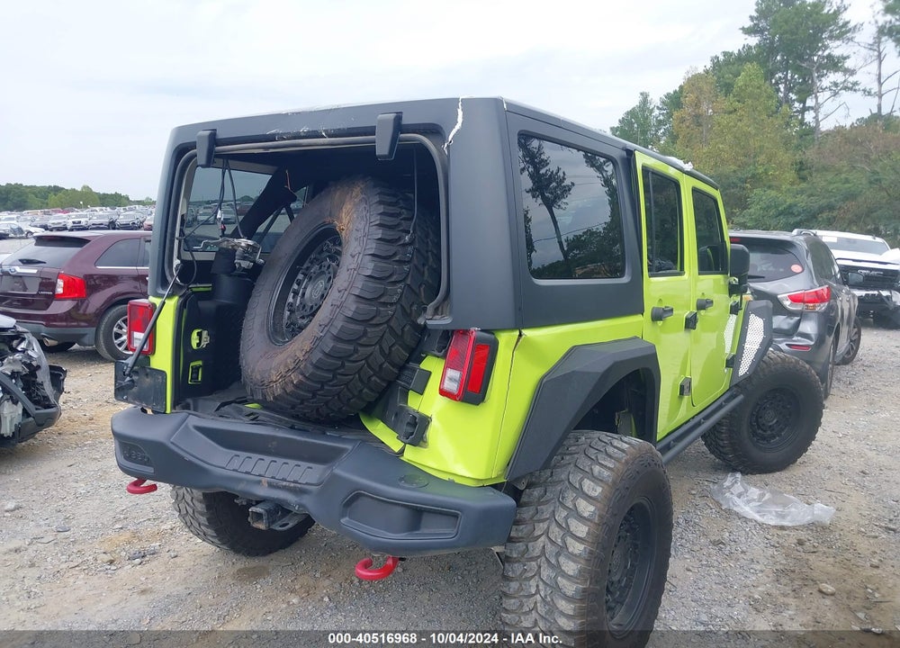2016 JEEP WRANGLER UNLIMITED RUBICON HARD ROCK VIN: 1C4HJWFG7GL276143