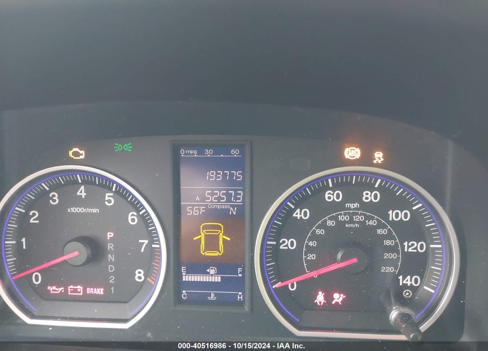 2011 HONDA CR-V EX-L VIN: 5J6RE4H76BL034179