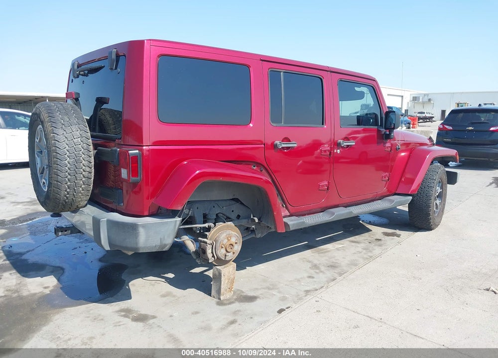 2013 JEEP WRANGLER UNLIMITED SAHARA VIN: 1C4BJWEG7DL552517