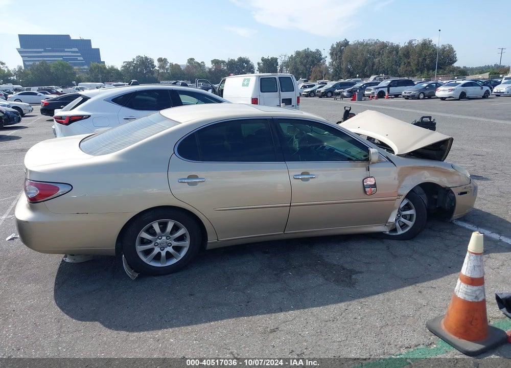 2003 LEXUS ES 300 VIN: JTHBF30GX36012601