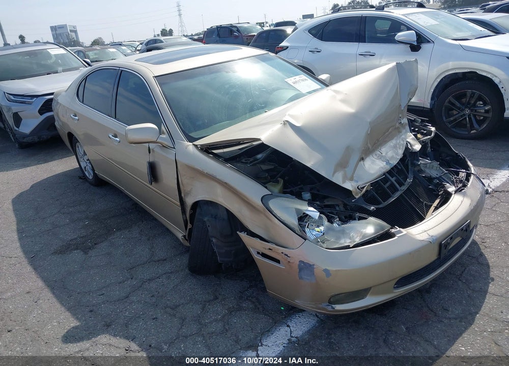 2003 LEXUS ES 300 VIN: JTHBF30GX36012601