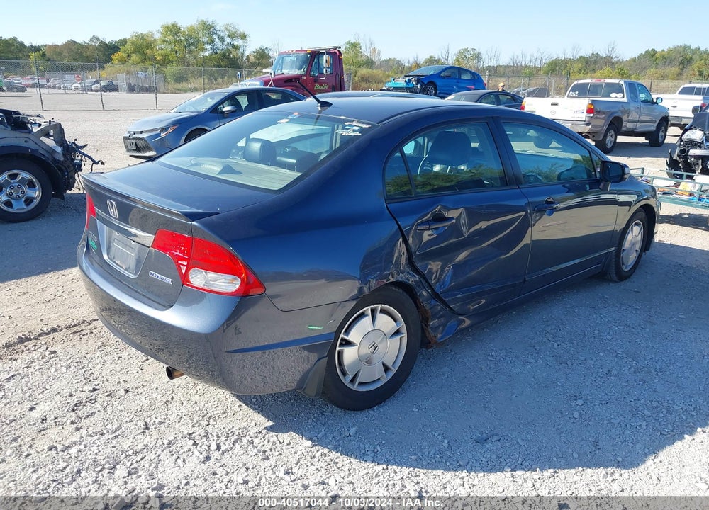 2009 HONDA CIVIC HYBRID VIN: JHMFA36289S012723