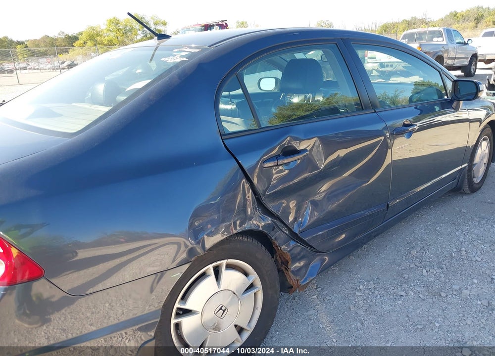 2009 HONDA CIVIC HYBRID VIN: JHMFA36289S012723