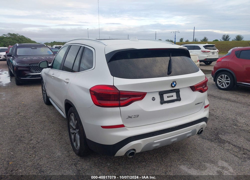 2019 BMW X3 XDRIVE30I VIN: 5UXTR9C58KLD93313