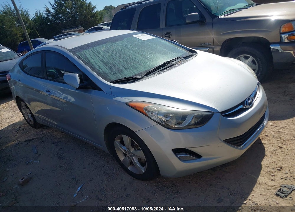 2013 HYUNDAI ELANTRA GLS VIN: 5NPDH4AE0DH206133