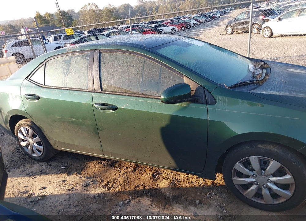 2015 TOYOTA COROLLA LE VIN: 2T1BURHE3FC427348