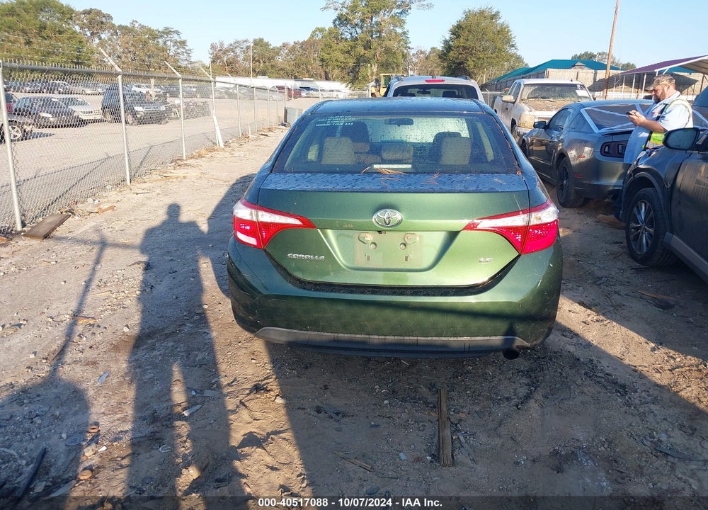 2015 TOYOTA COROLLA LE VIN: 2T1BURHE3FC427348