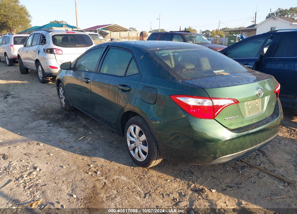 2015 TOYOTA COROLLA LE VIN: 2T1BURHE3FC427348