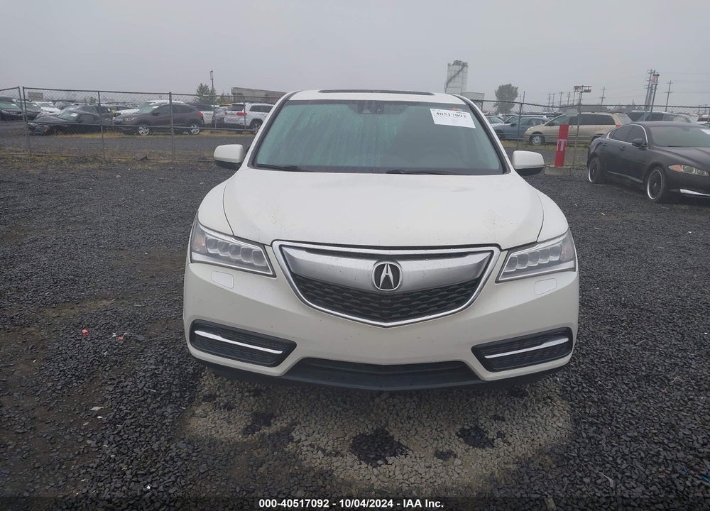 2014 ACURA MDX TECHNOLOGY PACKAGE VIN: 5FRYD4H49EB507041