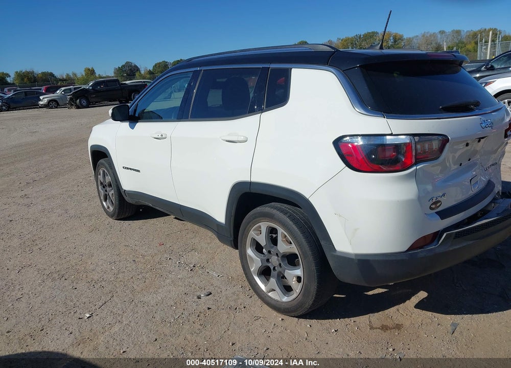 2019 JEEP COMPASS LIMITED 4X4 VIN: 3C4NJDCB3KT673958