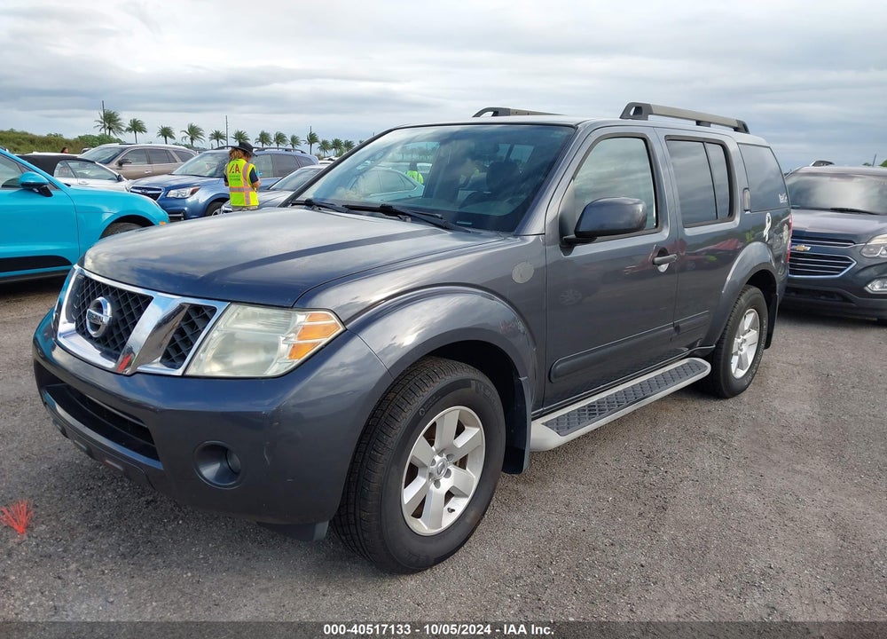 2011 PATHFINDER NISSAN  SV VIN: 5N1AR1NN7BC616134