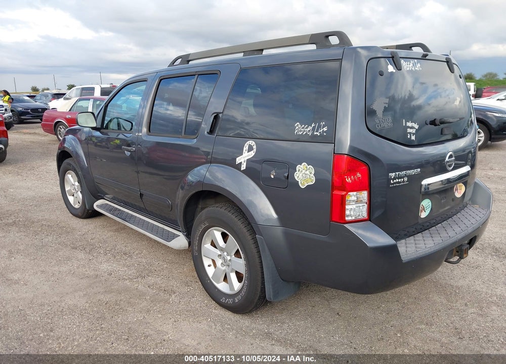 2011 PATHFINDER NISSAN  SV VIN: 5N1AR1NN7BC616134