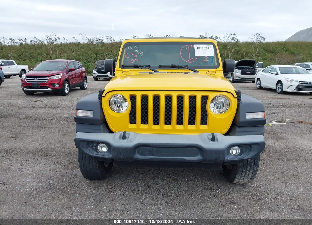 2019 ANGLER JEEP WR UNLIMITED SPORT S 4X4 VIN: 1C4HJXDG2KW538151