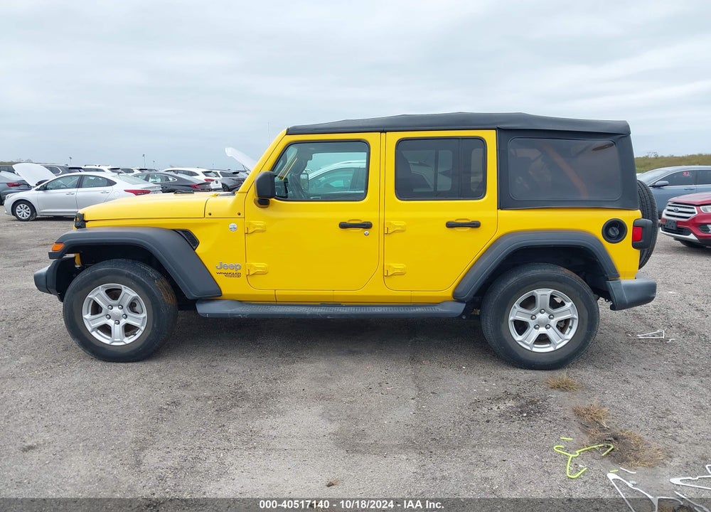 2019 ANGLER JEEP WR UNLIMITED SPORT S 4X4 VIN: 1C4HJXDG2KW538151