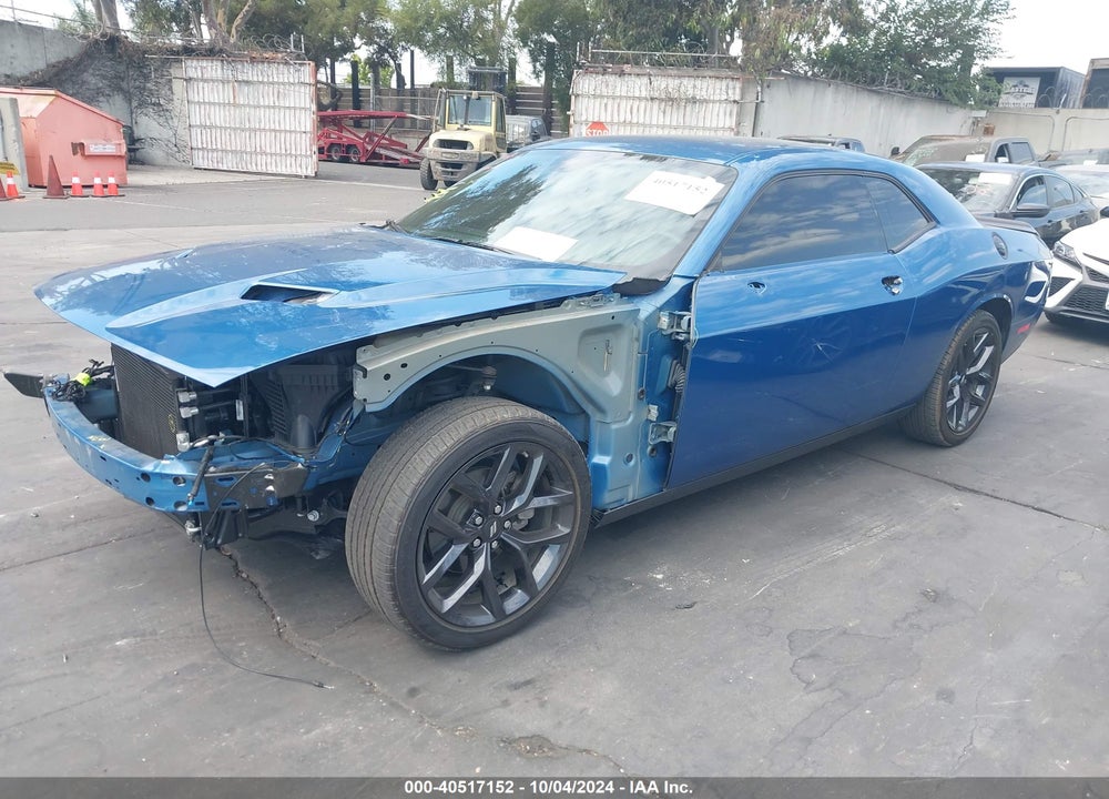 2022 DODGE CHALLENGER SXT VIN: 2C3CDZAG8NH128382