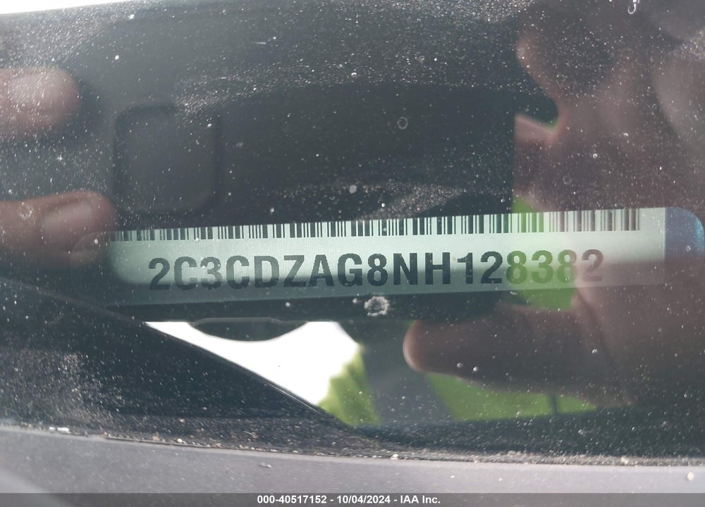 2022 DODGE CHALLENGER SXT VIN: 2C3CDZAG8NH128382