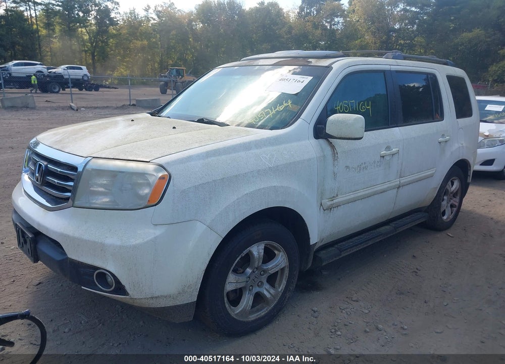 2013 HONDA PILOT EX-L VIN: 5FNYF4H53DB075646