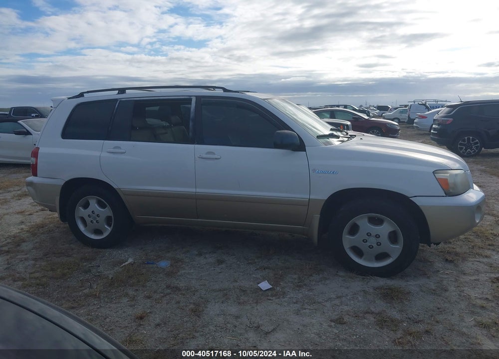 2005 TOYOTA HIGHLANDER LIMITED V6 VIN: JTEDP21A550082200