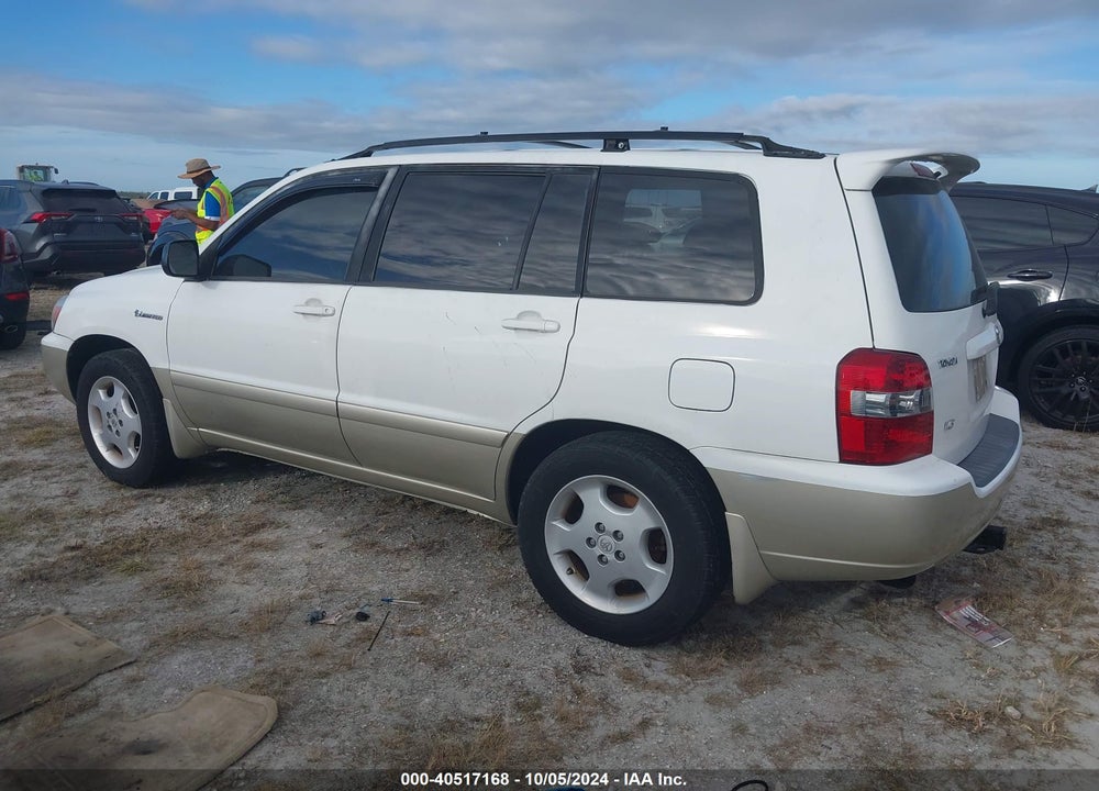 2005 TOYOTA HIGHLANDER LIMITED V6 VIN: JTEDP21A550082200