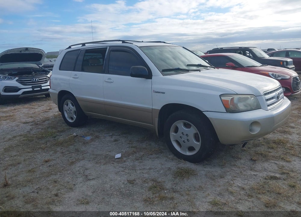 2005 TOYOTA HIGHLANDER LIMITED V6 VIN: JTEDP21A550082200