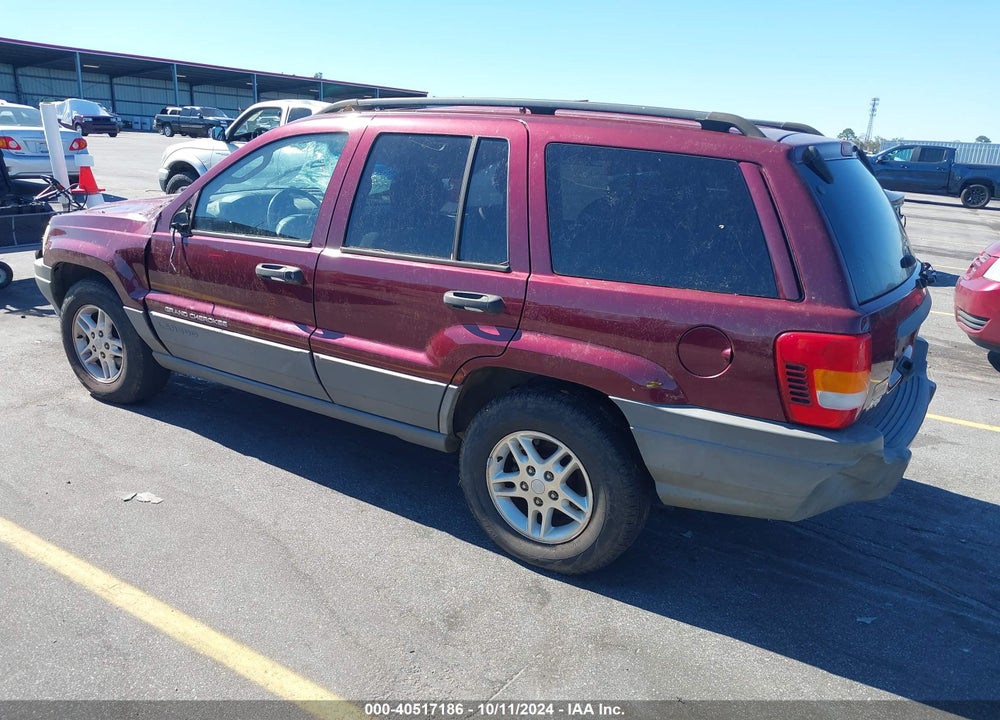2002 JEEP GRAND CHEROKEE SPORT VIN: 1J4GX38S32C276959