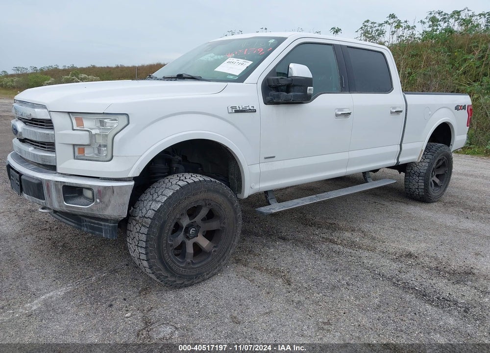 2017 FORD F-150 LARIAT VIN: 1FTFW1EG1HFA94225