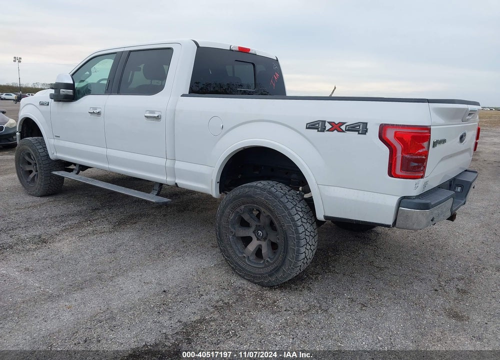 2017 FORD F-150 LARIAT VIN: 1FTFW1EG1HFA94225
