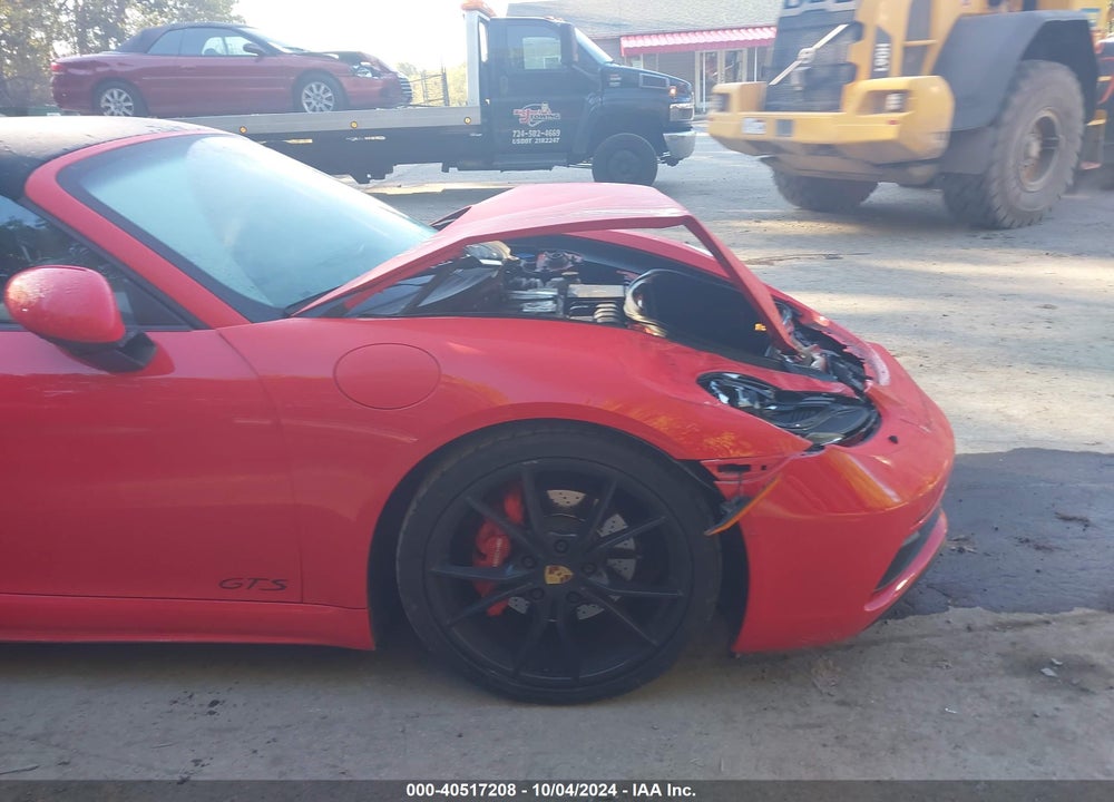 2019 PORSCHE 718 BOXSTER GTS VIN: WP0CB2A8XKS228666